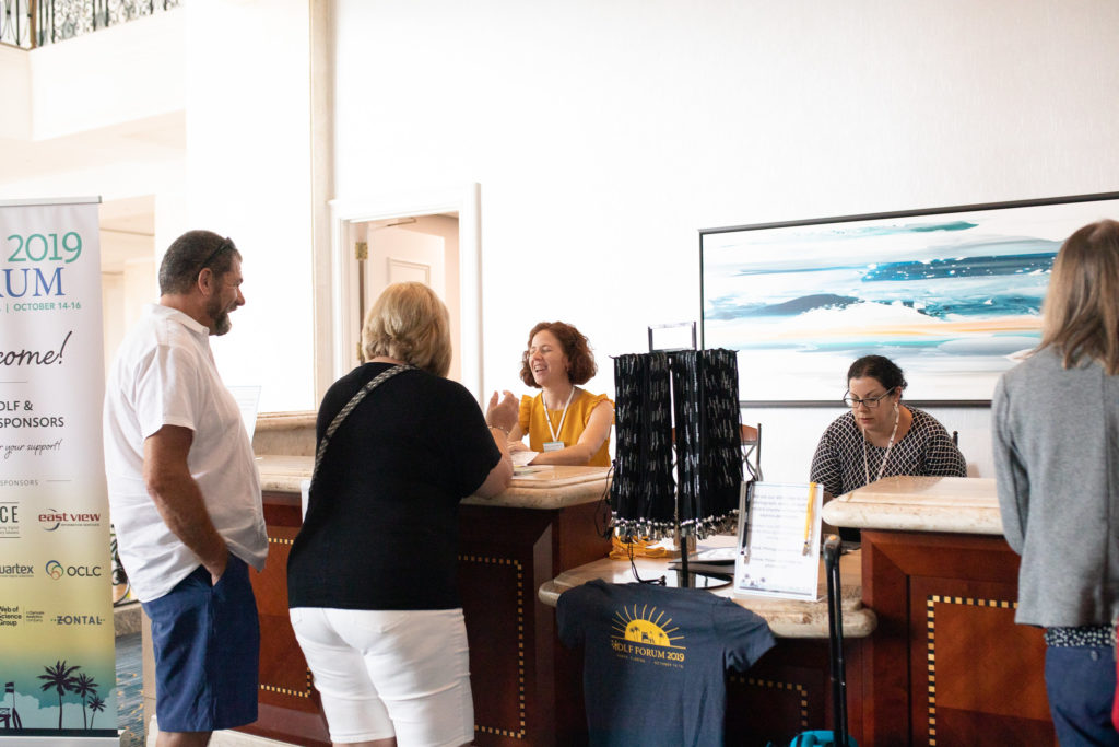 2019 Forum Registration Desk